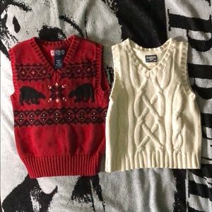 Sweater vest 2 pack. Boys size 4T.